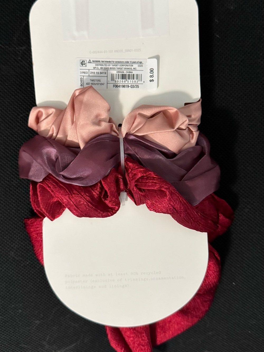 Satin Bow & Scrunchie Set - Picture 5 of 7